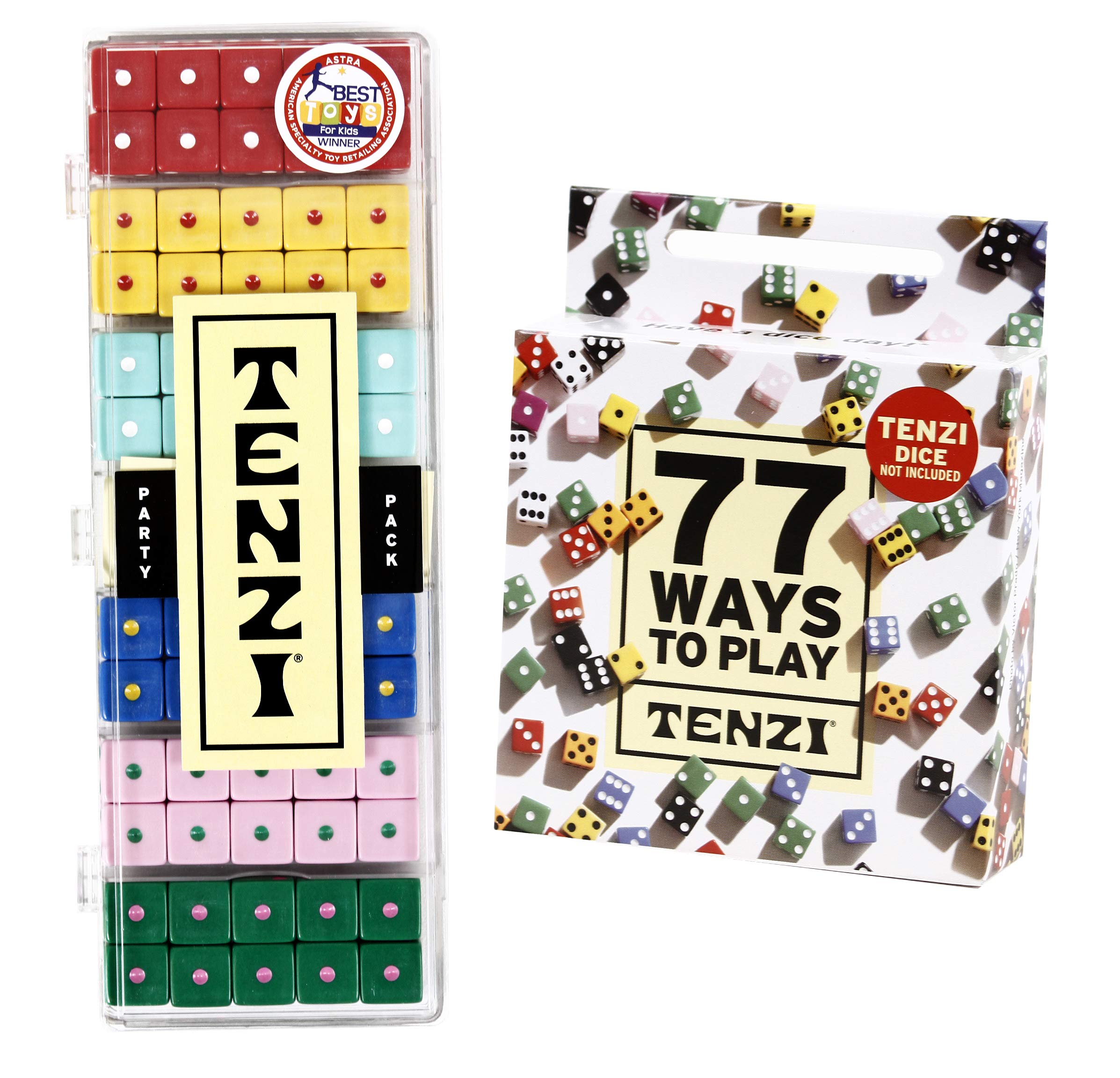 WHAT WE WANT× TENtoTEN × pastime Tenzi Party Pack with 77 Ways to Play Tenzi Included by